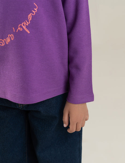 HEART SCRIPT DESIGN T-SHIRT