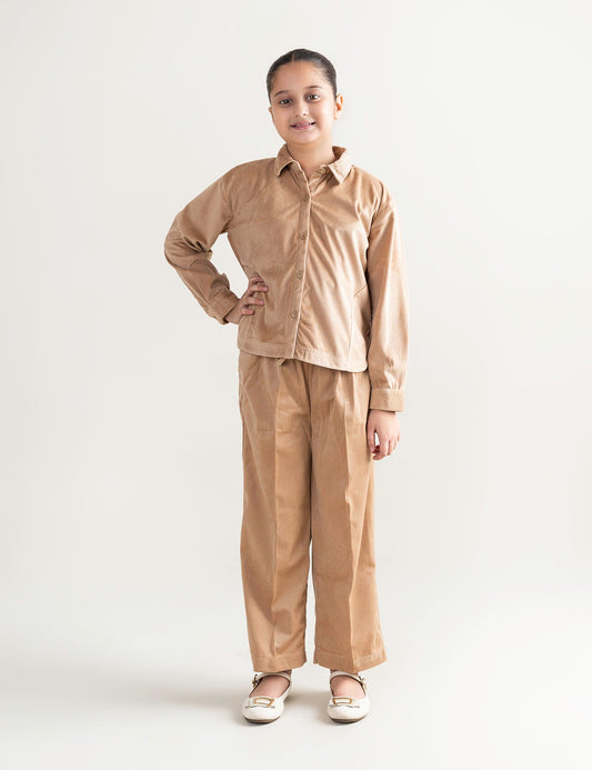 2 PIECE CAMEL CORDUROY SUIT