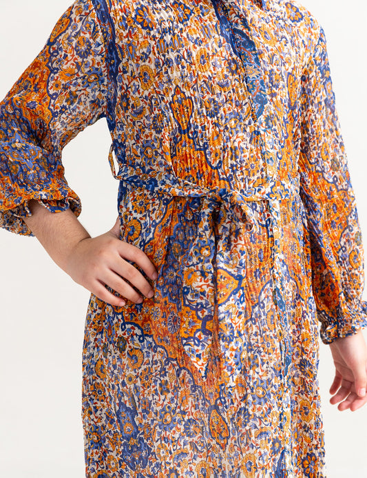 PRINTED LONG DRESS