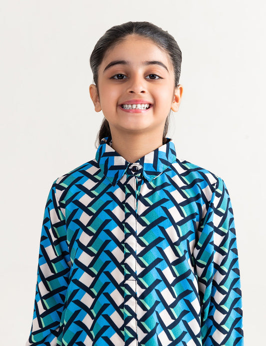 2 PIECE GEORGETTE PRINTED SUIT