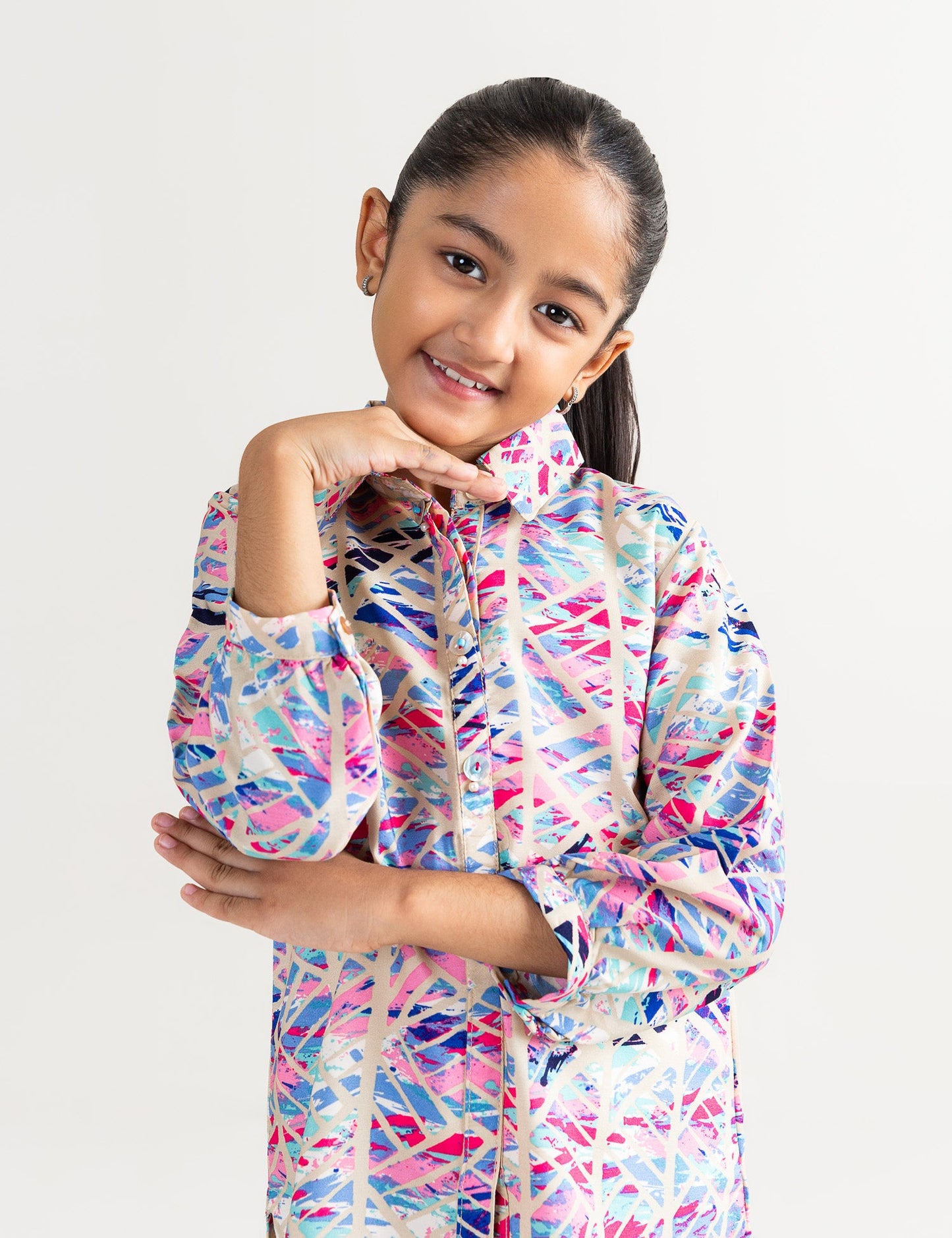 2 PIECE GEORGETTE PRINTED SUIT