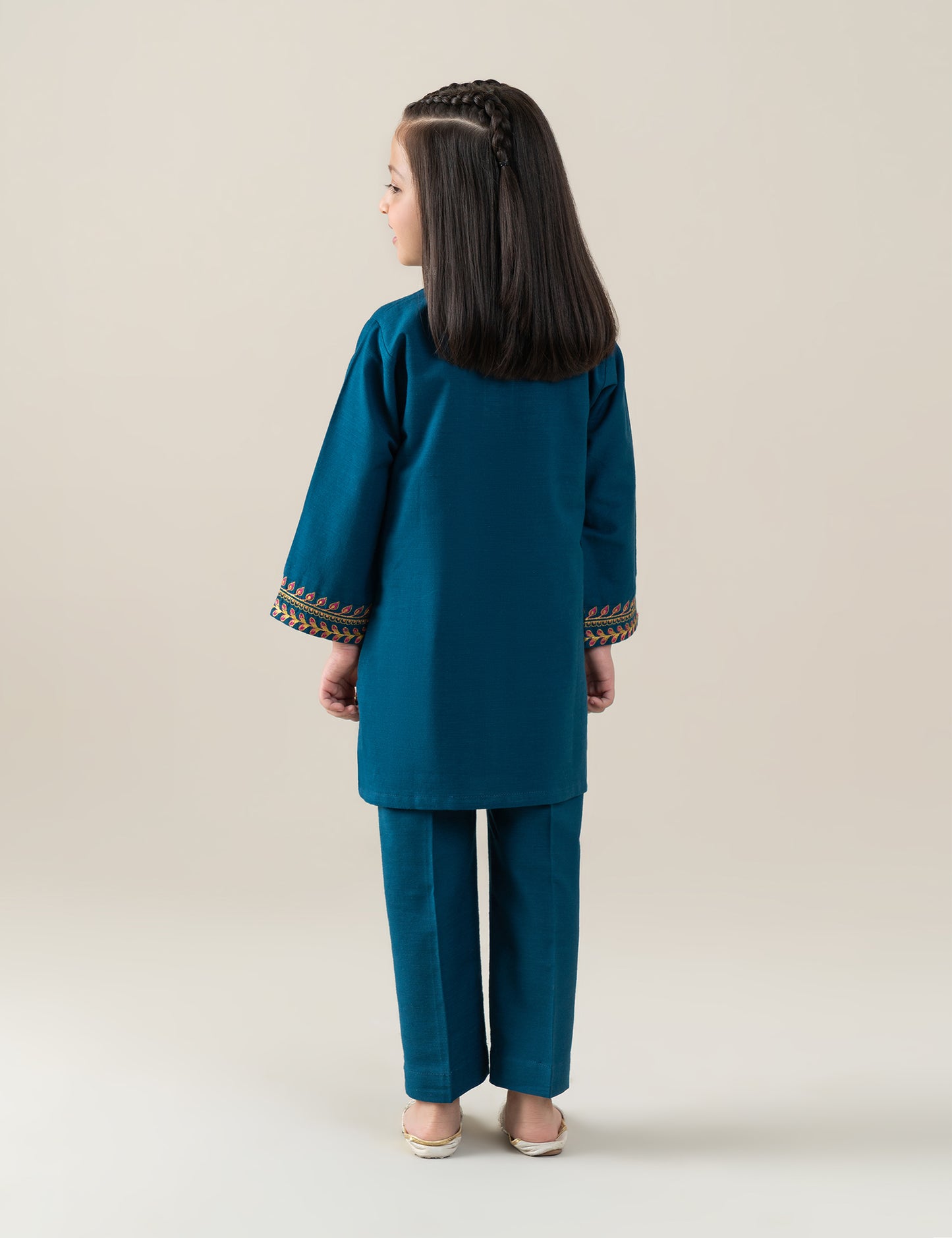 2 PIECE ALLOVER EMBROIDERED SUIT