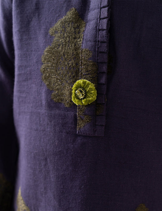 2 PIECE VIBRANT EMBROIDERED SUIT