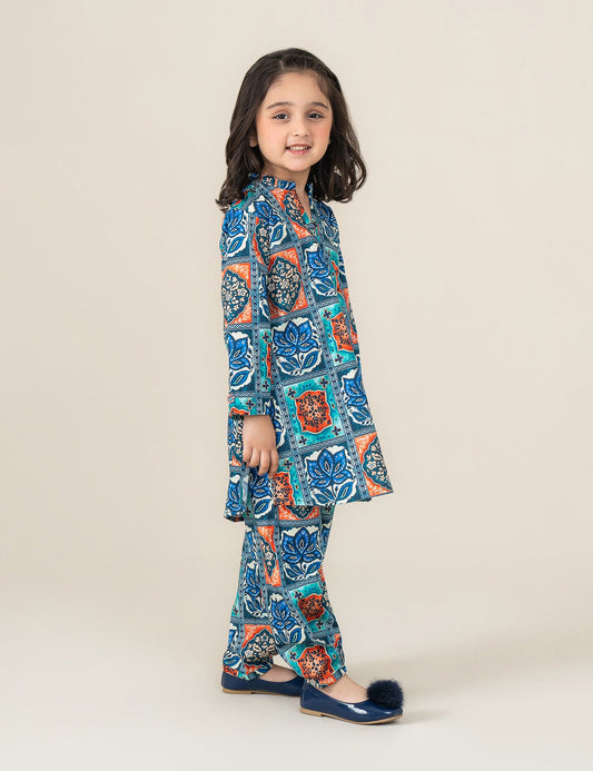 2 PIECE PRINTED SUIT