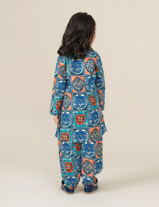 2 PIECE PRINTED SUIT