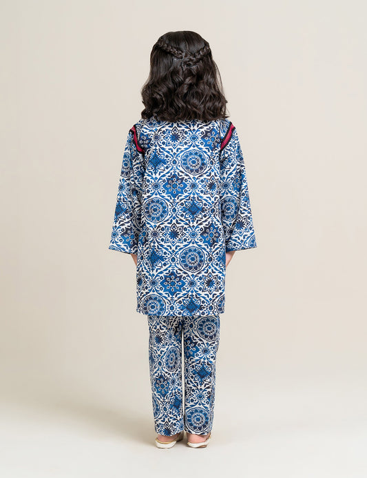 2 PIECE PRINTED SUIT