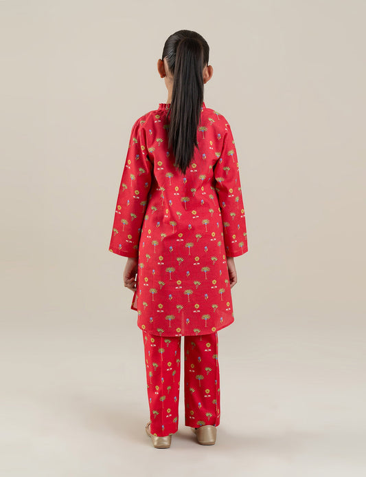 2 PIECE PRINTED SUIT