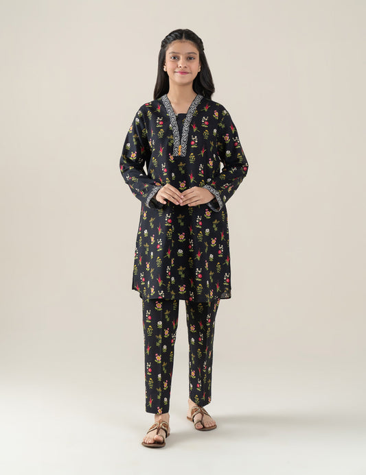 2 PIECE FLORAL PRINTED SUIT