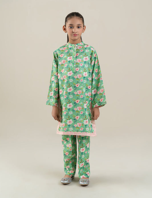 2 PIECE FLORAL PRINTED SUIT