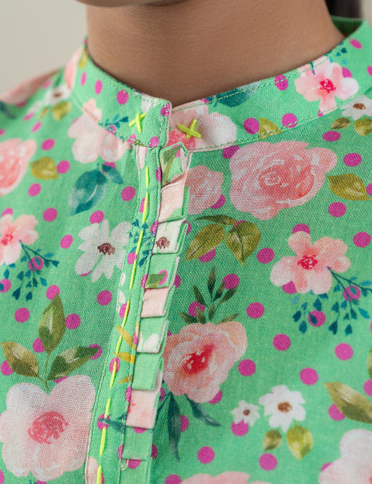 2 PIECE FLORAL PRINTED SUIT