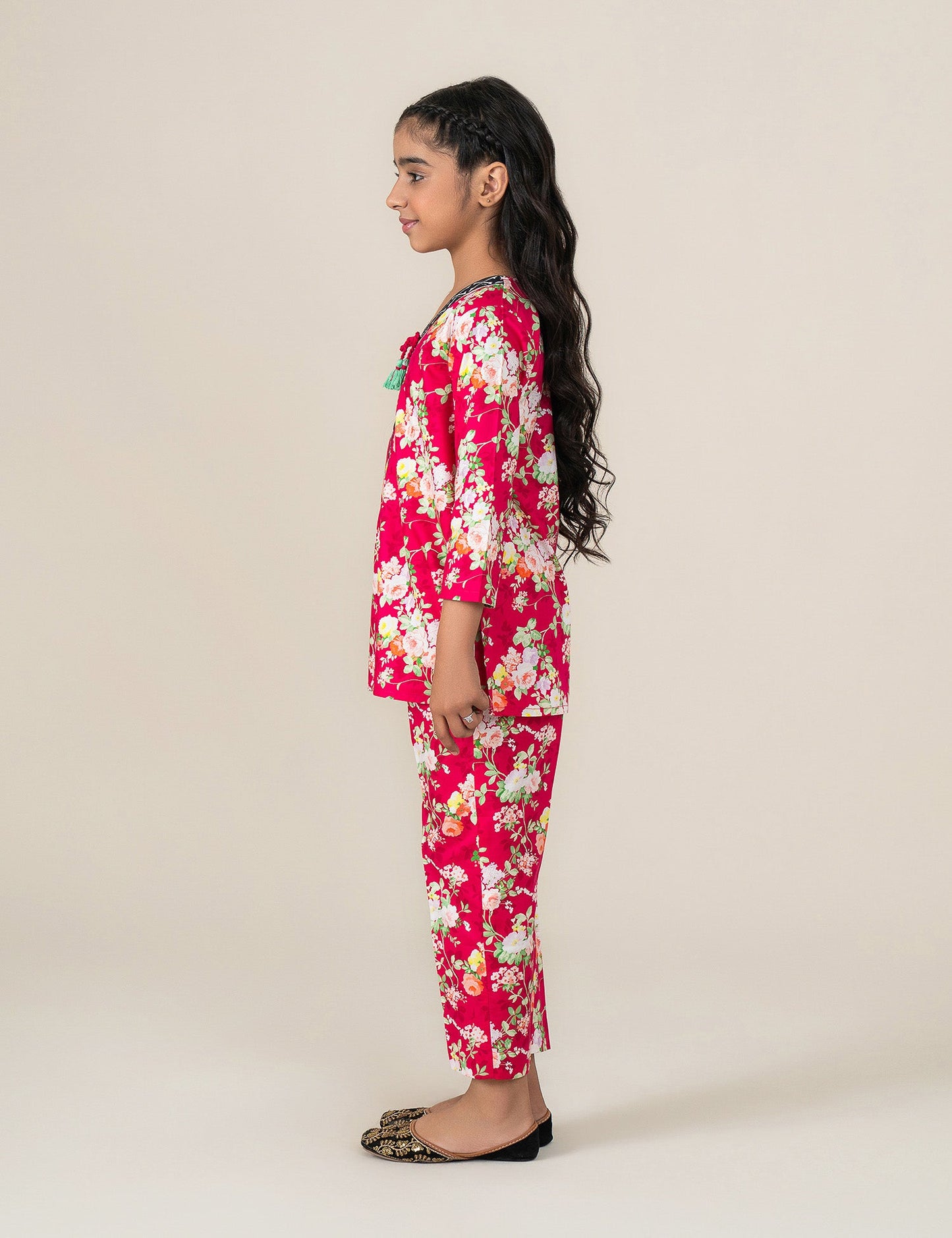 2 PIECE FLORAL PRINTED SUIT