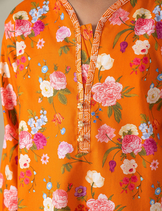 2 PIECE FLORAL PRINTED SUIT