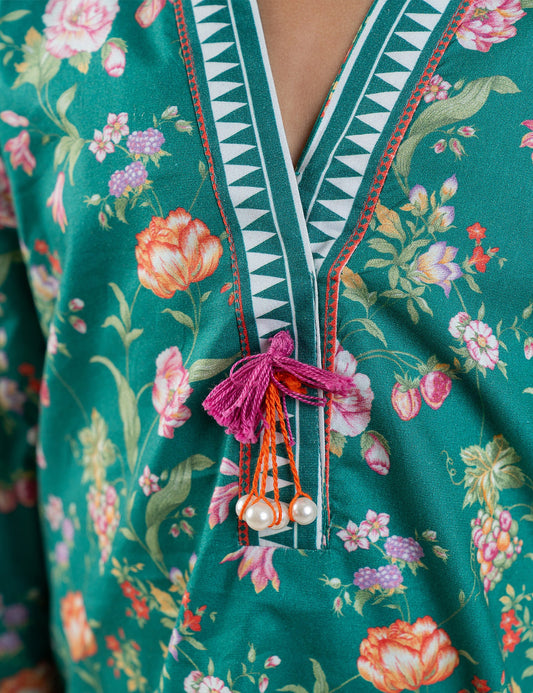 2 PIECE PRINTED SUIT