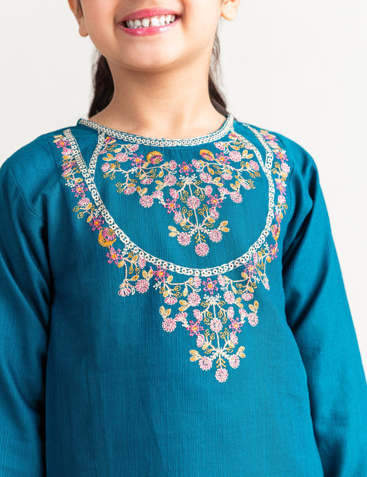 2 PIECE ANGRAKHA EMBROIDERED SUIT