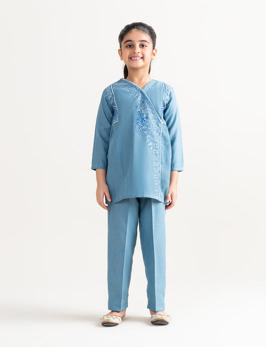 2 PIECE ANGRAKHA EMBROIDERED SUIT