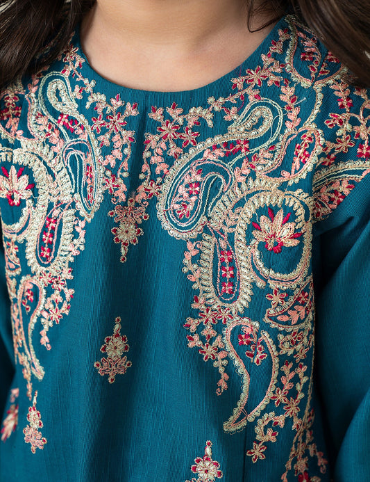 2 PIECE ALLOVER EMBROIDERED SUIT