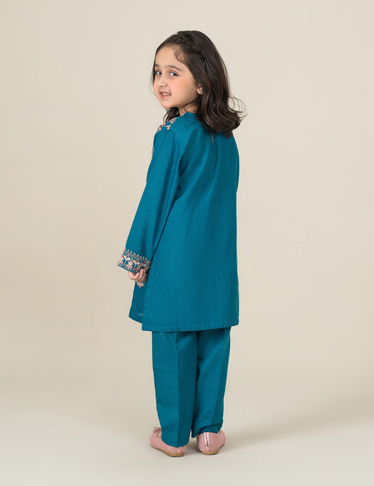 2 PIECE ALLOVER EMBROIDERED SUIT