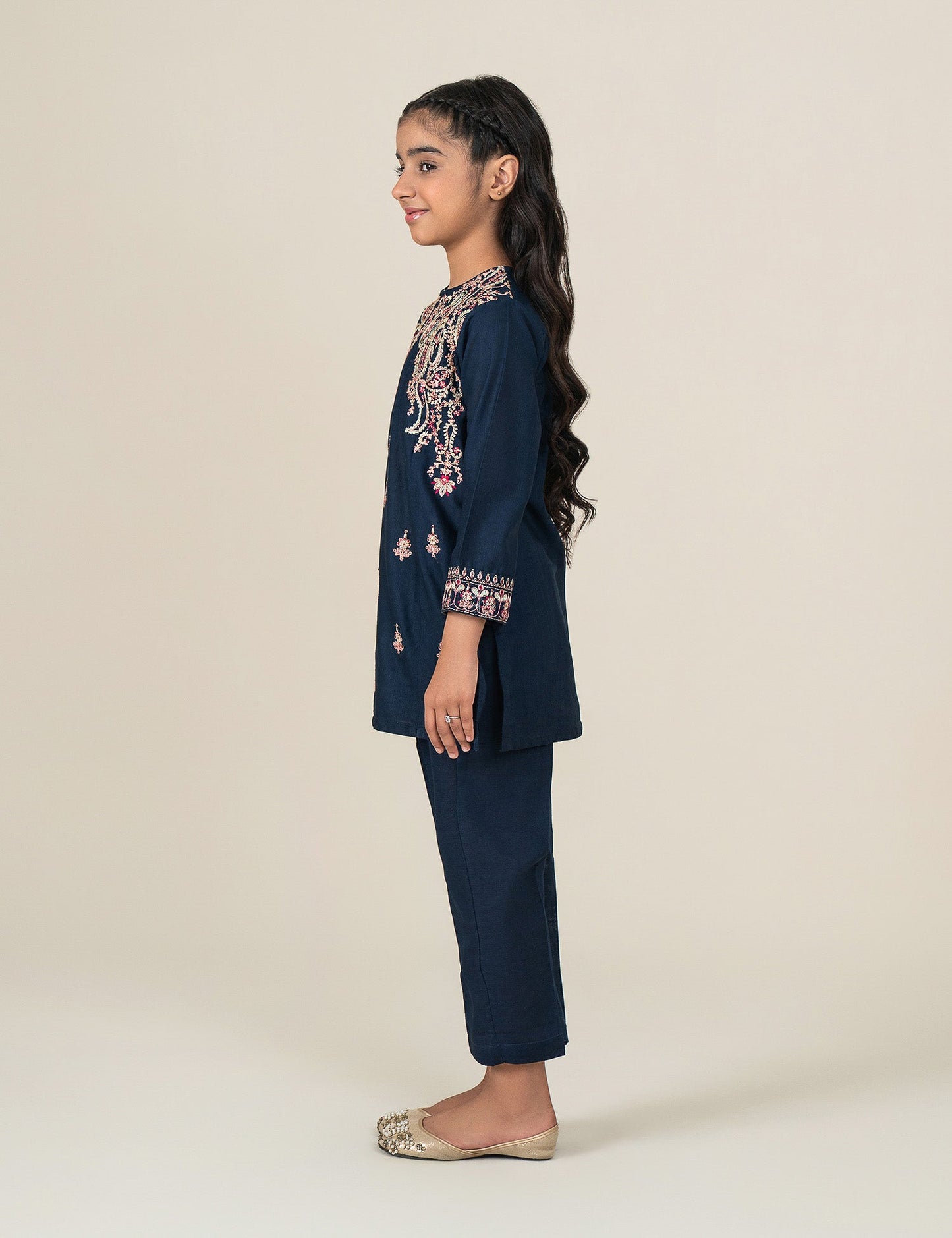 2 PIECE ALLOVER EMBROIDERED SUIT