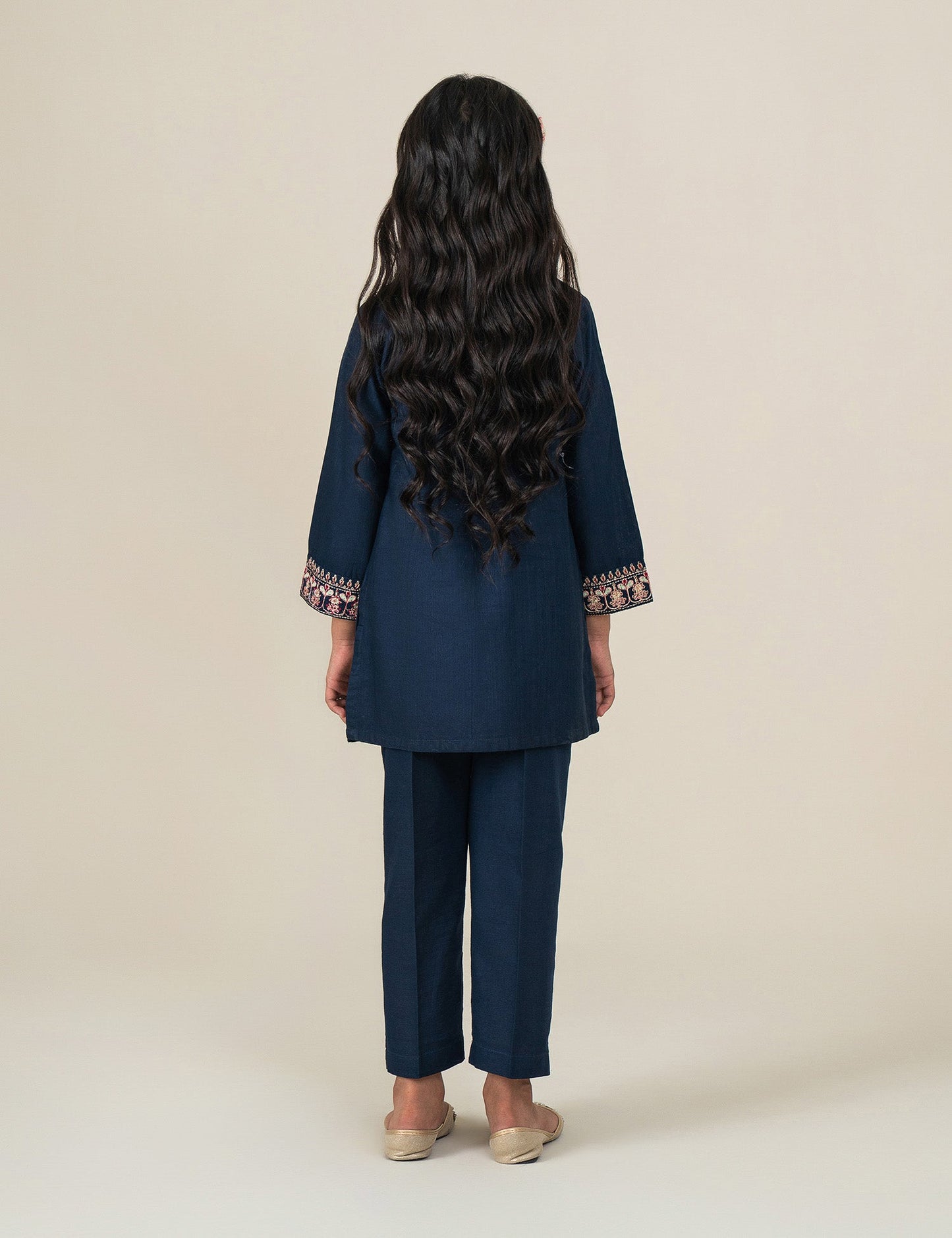 2 PIECE ALLOVER EMBROIDERED SUIT