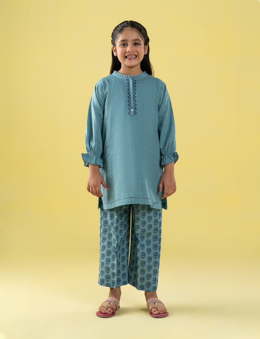 2 PIECE EMBROIDERED SUIT