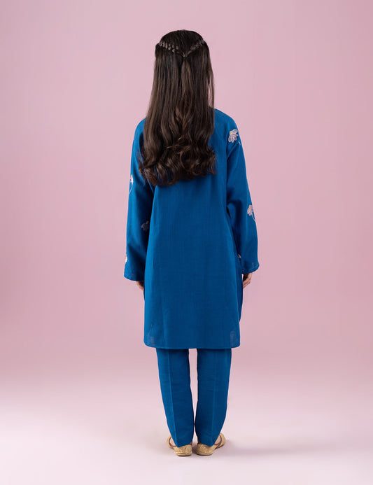 2 PIECE FLORAL EMBROIDERED SUIT