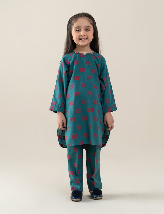 2 PIECE STYLISED JACQUARD SUIT