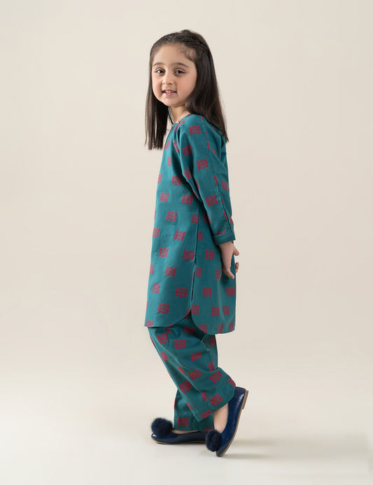 2 PIECE STYLISED JACQUARD SUIT