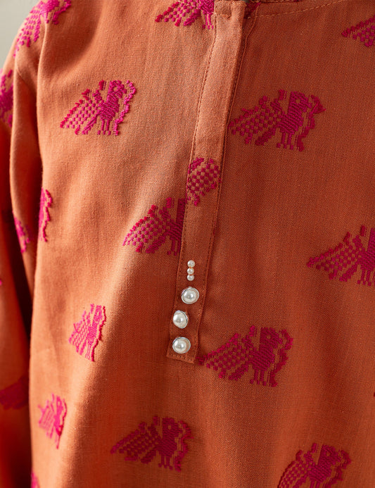 2 PIECE STYLISED JACQUARD SUIT