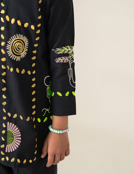 2 PIECE EMBROIDERED SUIT