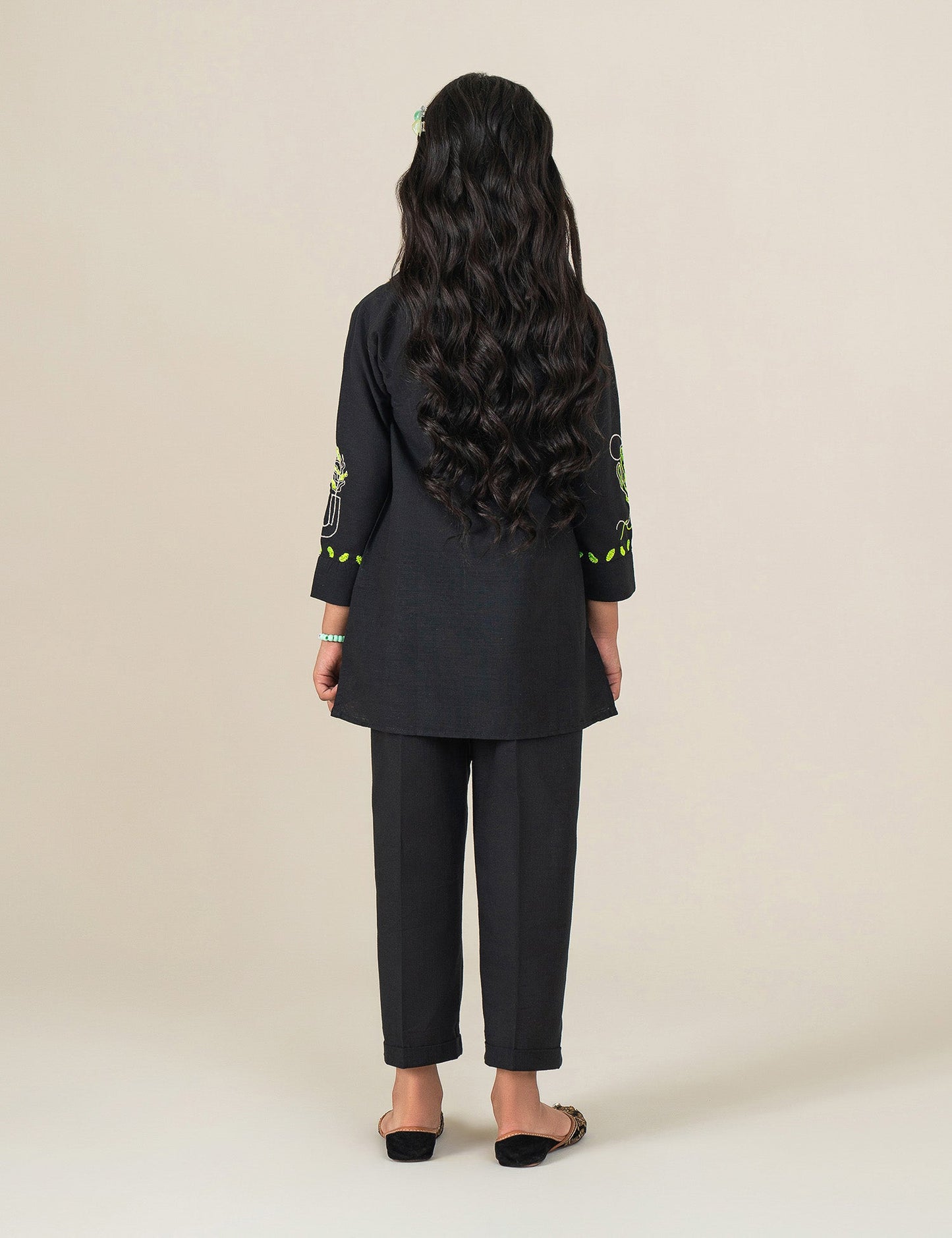 2 PIECE EMBROIDERED SUIT