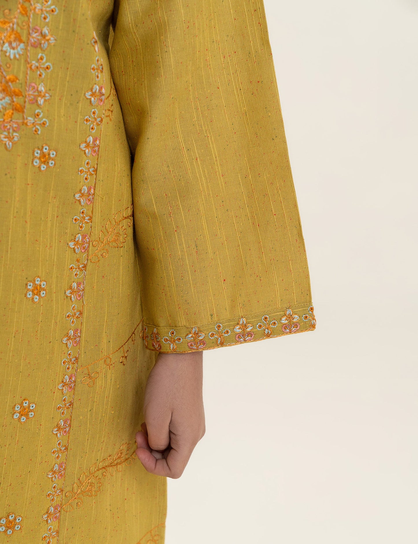 2 PIECE ALLOVER EMBROIDERED SUIT