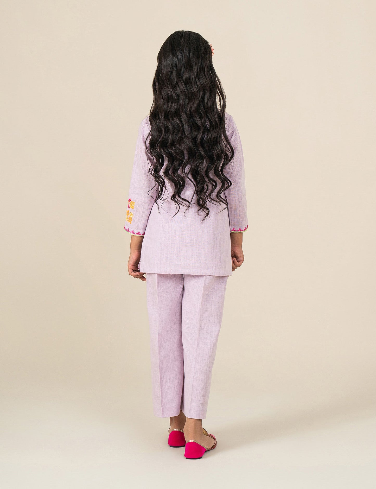 2 PIECE NEON EMBROIDERED SUIT