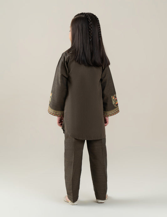 2 PIECE FLORAL EMBROIDERED SUIT