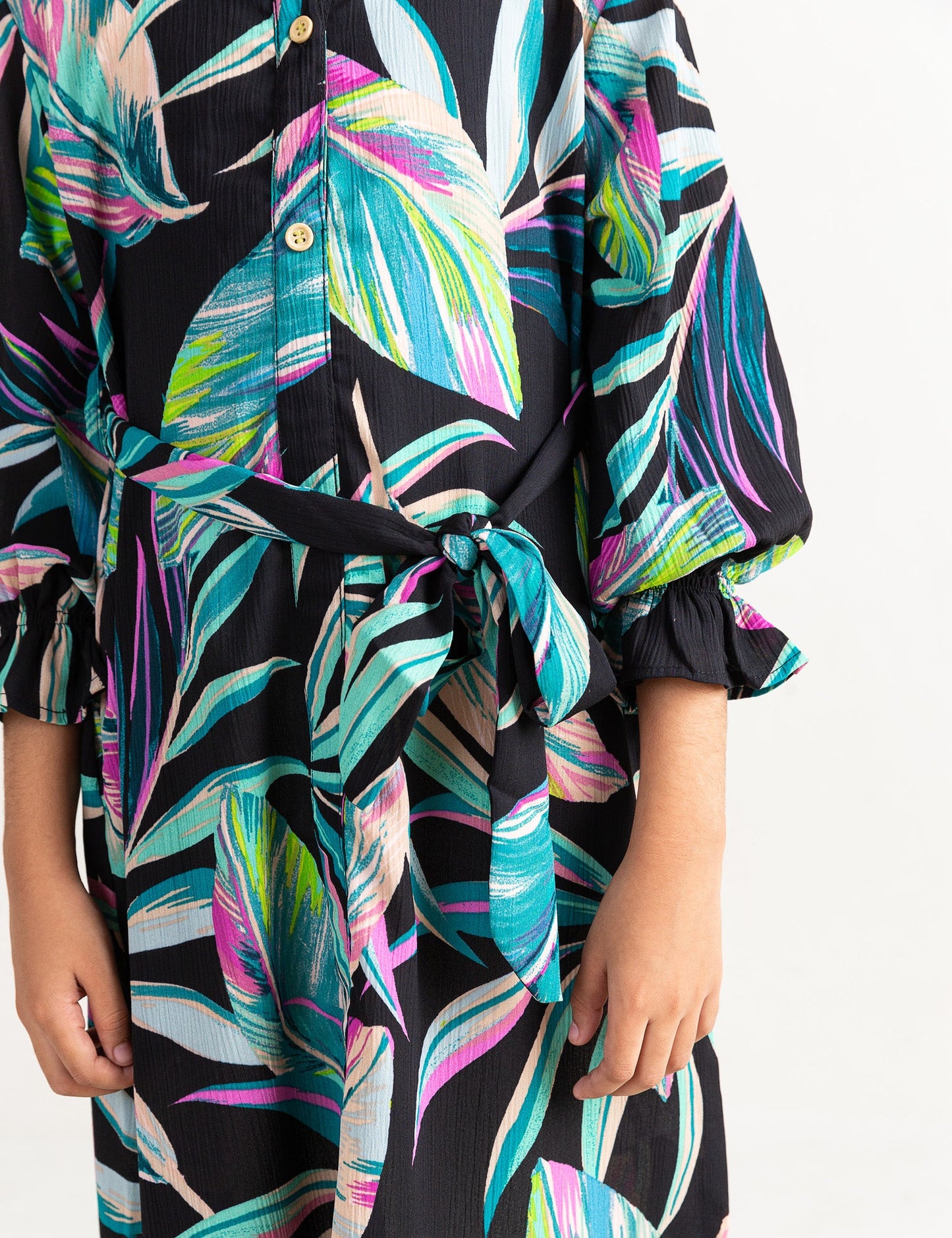 PRINTED LONG DRESS