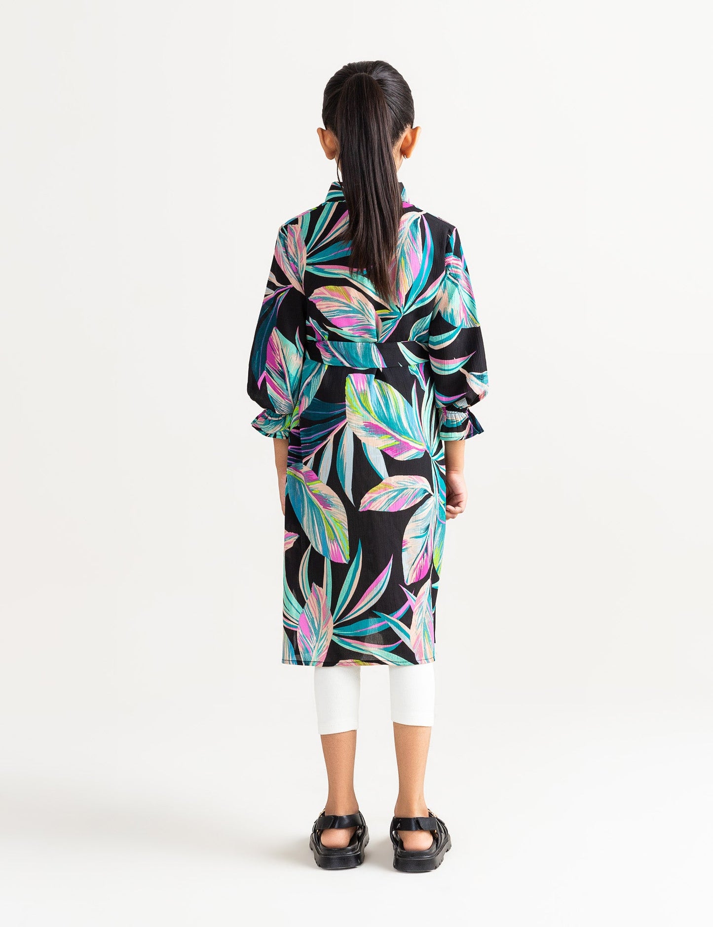 PRINTED LONG DRESS