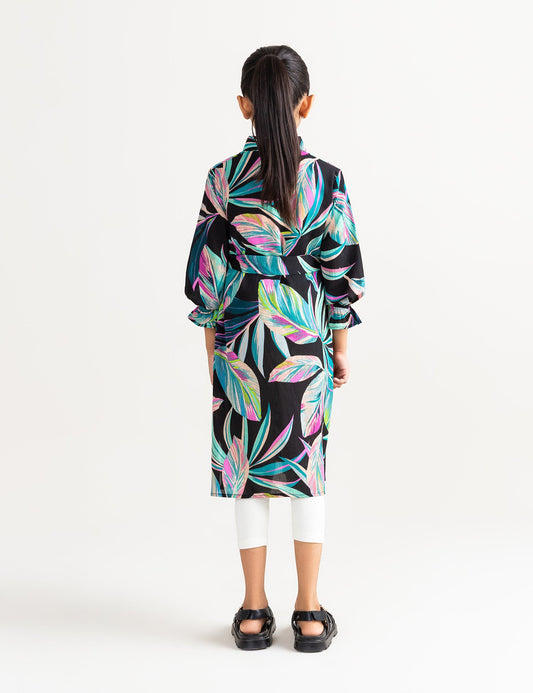 PRINTED LONG DRESS