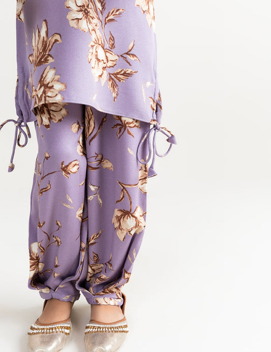 2 PIECE GEORGETTE PRINTED SUIT