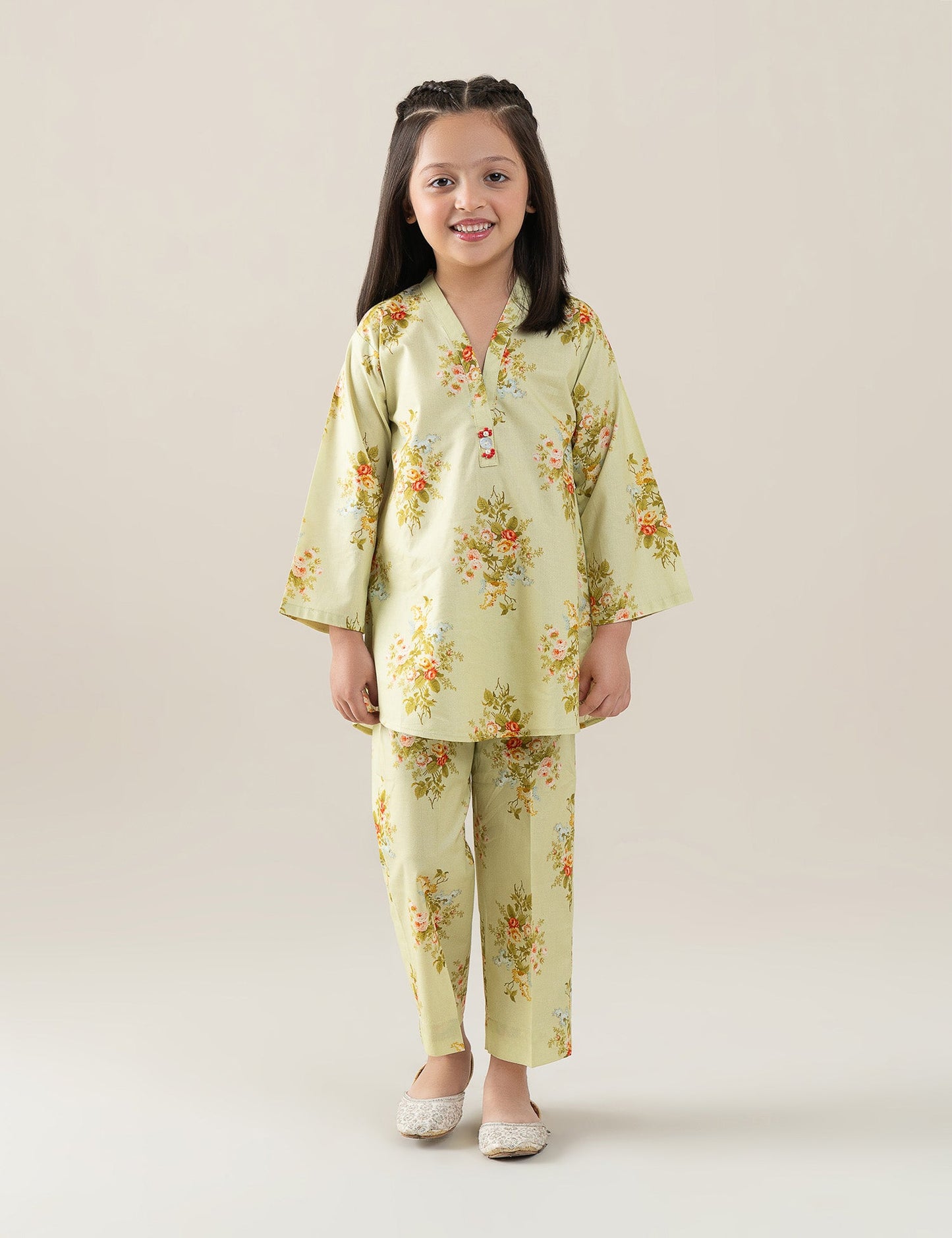 2 PIECE FLORAL PRINTED SUIT