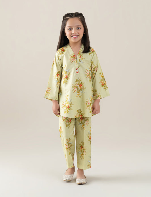 2 PIECE FLORAL PRINTED SUIT