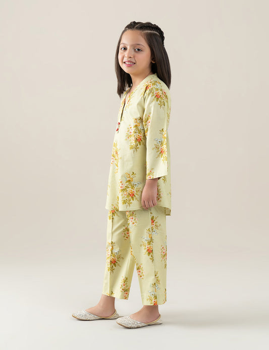 2 PIECE FLORAL PRINTED SUIT