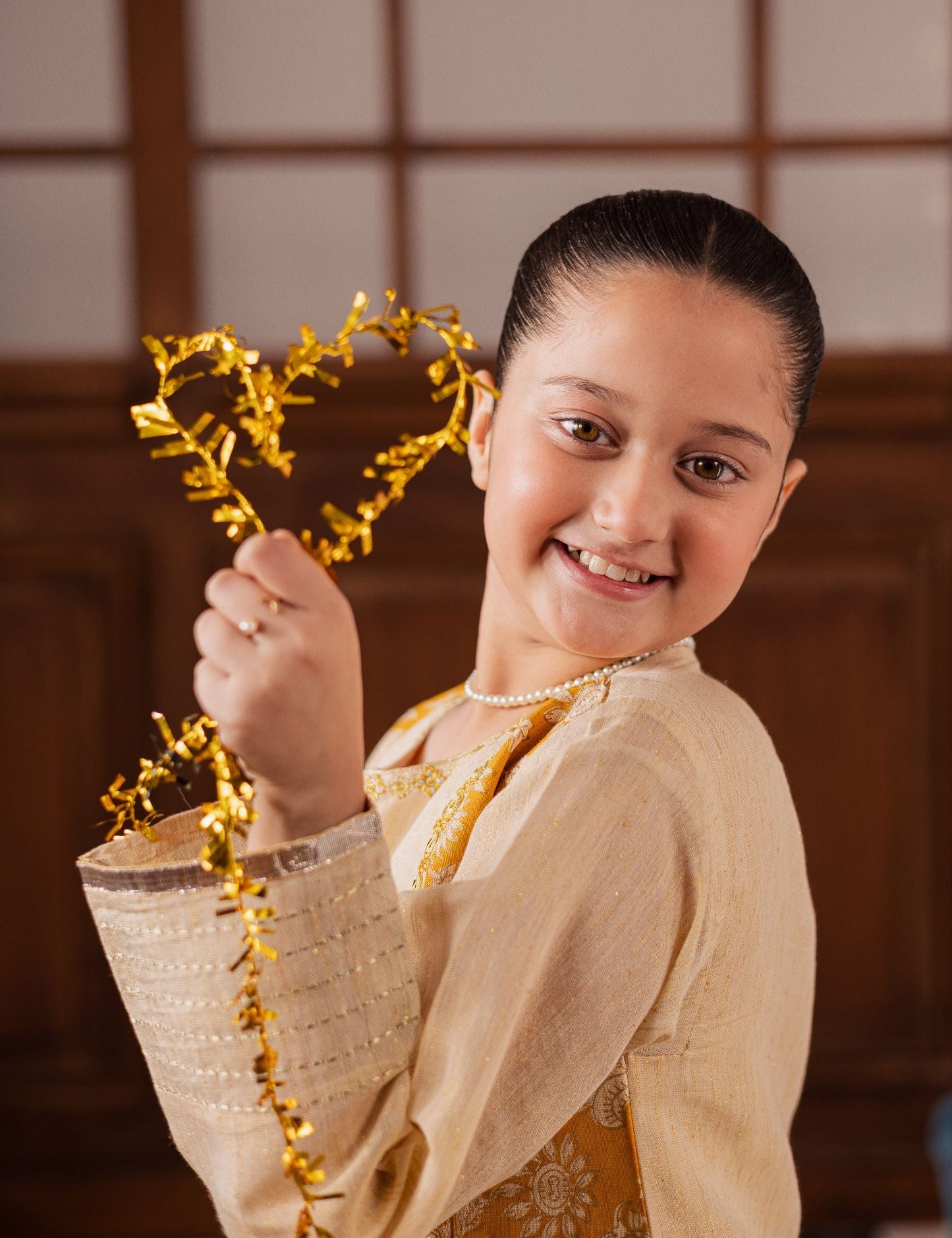 2 PIECE BLOCK PRINTED EMBROIDERED SUIT