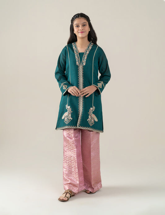 2 PIECE ETHNIC EMBROIDERED SUIT