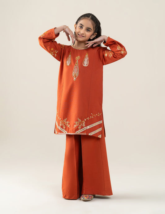 2 PIECE ETHNIC EMBROIDERED SUIT
