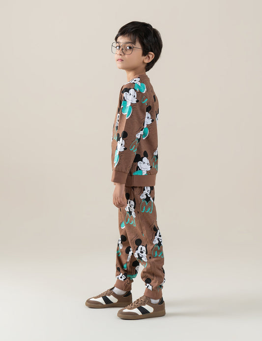 2 PIECE MICKEY MOUSE GRAPHIC SUIT