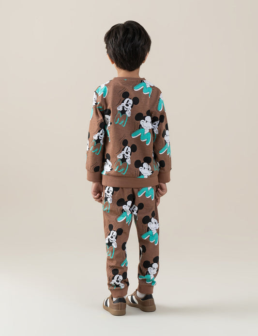 2 PIECE MICKEY MOUSE GRAPHIC SUIT