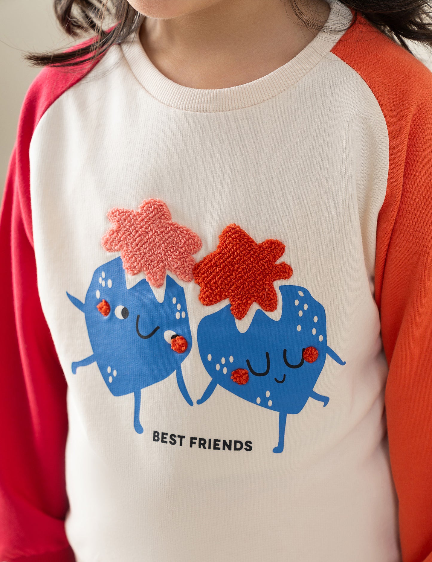 2 PIECE BEST FRIENDS PRINTED SUIT