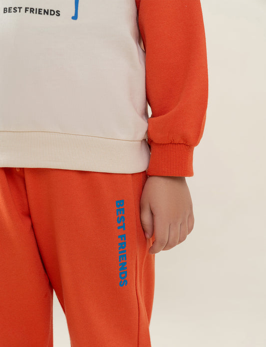 2 PIECE BEST FRIENDS PRINTED SUIT