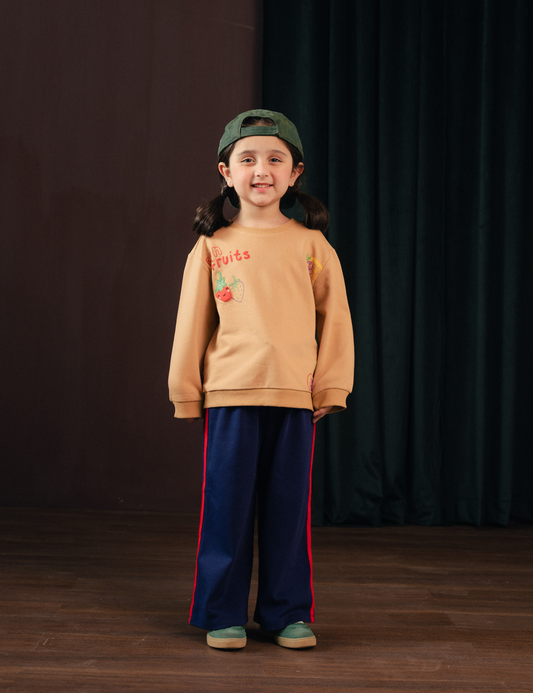 2 PIECE FUN FRUITS GRAPHIC SUIT