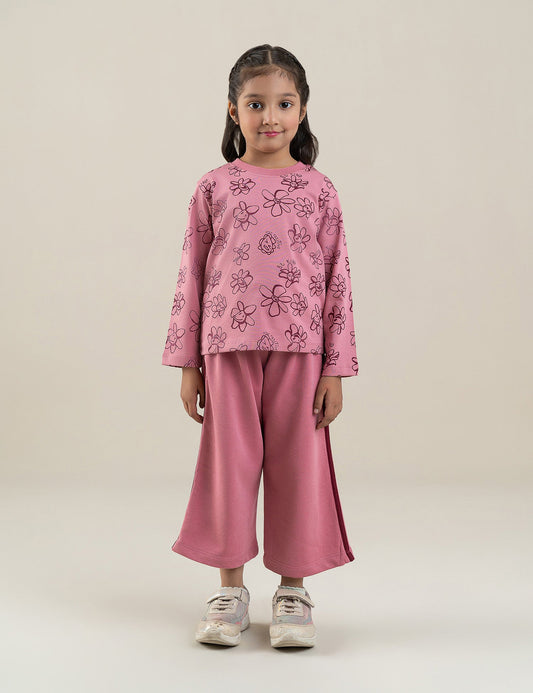 2 PIECE FLORAL PRINTED SUIT