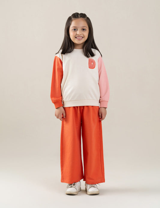 2 PIECE COLOR BLOCK SUIT